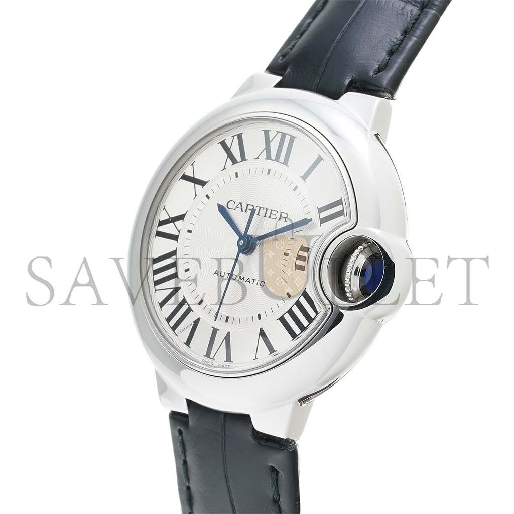 CARTIER BLUE BALLOON 33MM WATCH W6920085